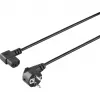 Sygonix SY-5042710 Koudapparaat-aansluitkabel CEE 7/7 naar IEC C13 2 m zwart