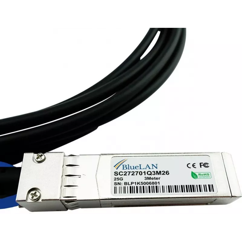 BlueLAN 02311MNW-BL Compatibele Huawei SFP28 Direct Attach kabel 5m