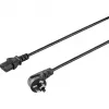 Sygonix SY-5042712 netsnoer met koudapparaatstekker zwart 2,00 m