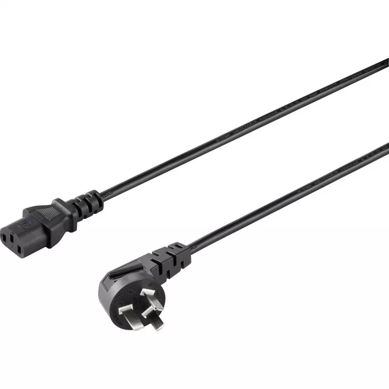 Sygonix SY-5042712 netsnoer met koudapparaatstekker zwart 2,00 m
