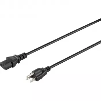 Sygonix SY-5042706 IEC C13 netkabel CEE 7/7 naar C13 2m zwart