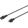 Sygonix SY-5042736 netsnoer CEE 7/7 naar IEC C13 2 m zwart