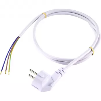 Sygonix SY-5043482 stroomaansluitkabel wit 2,00 m