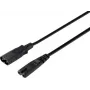 Sygonix SY-5043436 stroomverlengkabel zwart 2 m (SY-5043436)