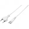 Sygonix SY-5044236 witte netkabel 3m Schuko naar IEC C13