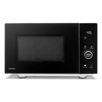 Medion MD 12041 4-in-1 combimagnetron met grill, hetelucht & ontdooifunctie, 25L, 900W, zwart/rvs 50076276