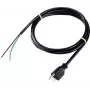 Sygonix SY-5043454 stroomaansluitkabel zwart 2,00 m