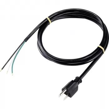 Sygonix SY-5043454 stroomaansluitkabel zwart 2,00 m