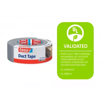 tesa 56499-00000-15 weefband grijs 50 m x 50 mm