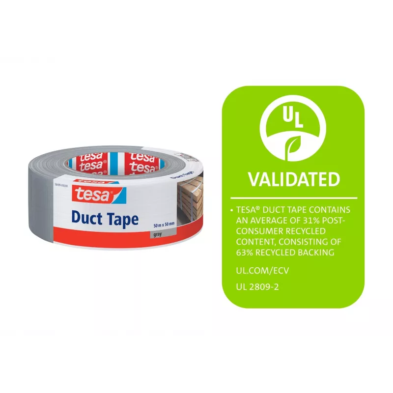 tesa 56499-00000-15 weefband grijs 50 m x 50 mm