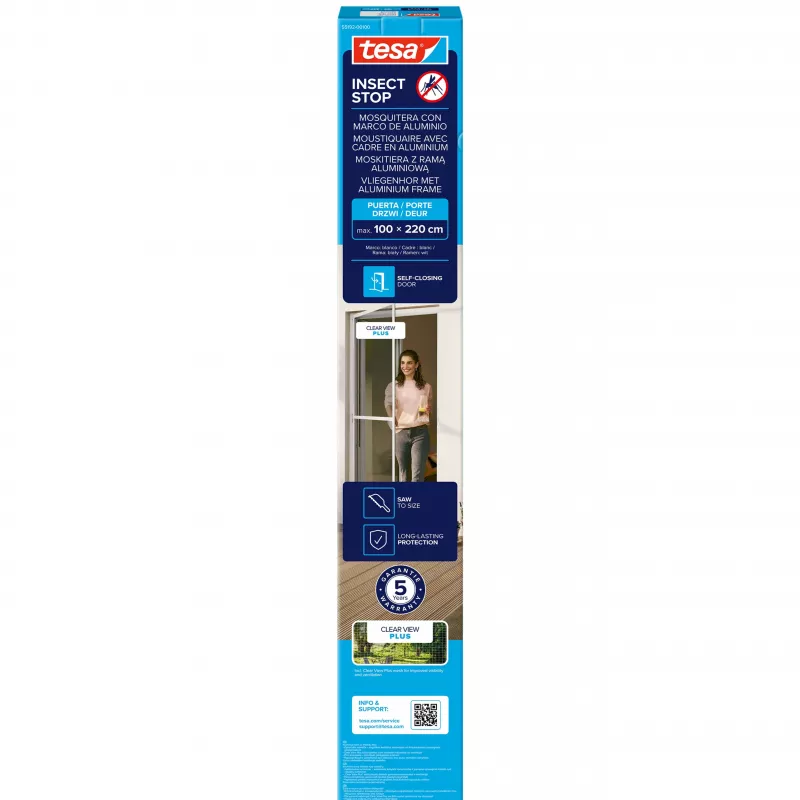 tesa Insect Stop Vliegenhor deur Wit 1,0 x 2,2 m (55192-00100-00)