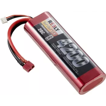 Reely LiPo accupack 7,4V 4200mAh 2S 20C hardcase T-plug RE-7851471