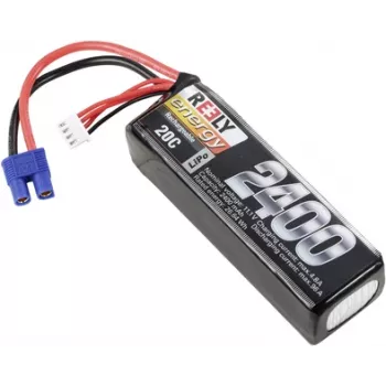 Reely LiPo accu 11,1V 2400mAh 3S 20C softcase EC3 (RE-7853469)