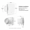 BOSCH F1500 DH 100 badkamer-afzuigventilator met nalooptijd DN 100 7738335626