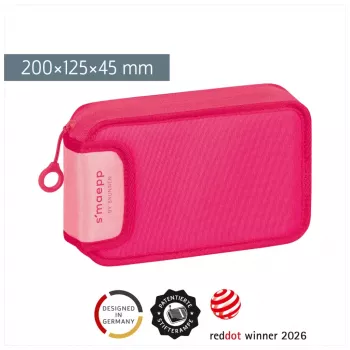 BRUNNEN s'maepp Colour Code gevulde etui tulpenroze 17-delig 20 x 4,5 cm (104942025)