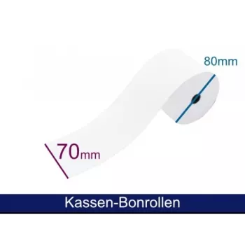 ARTDEV Kassarol – Standaardpapier HF 69-70 80 12 (B/D/K), 58 m (ADN708012)