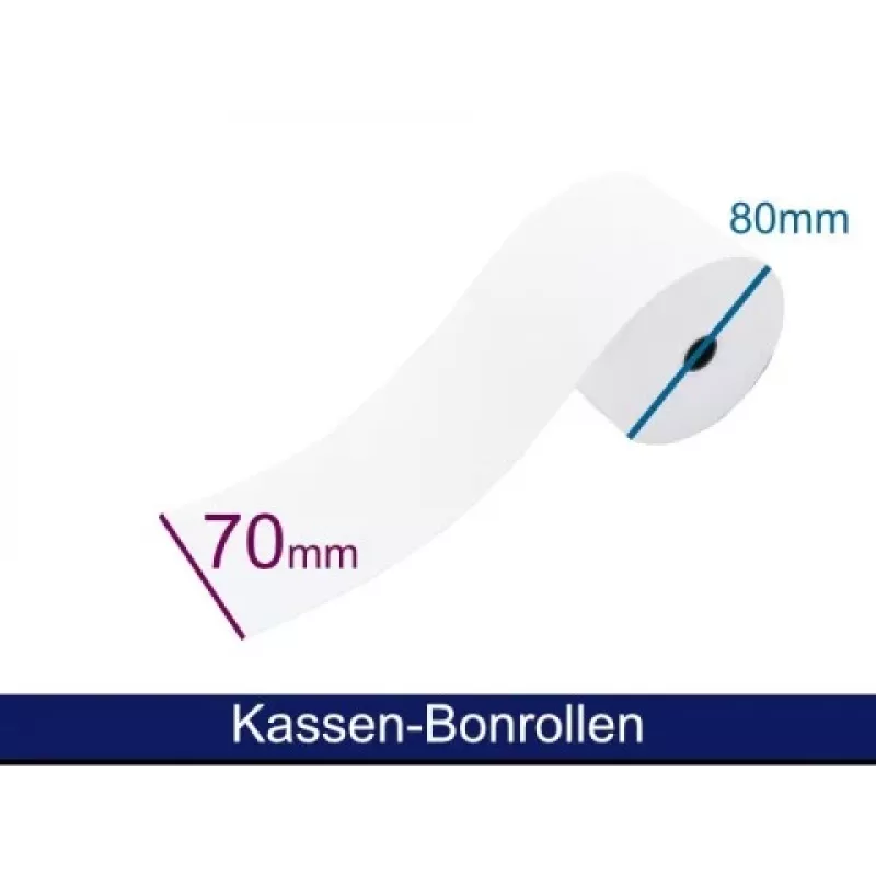 ARTDEV Kassarol – Standaardpapier HF 69-70 80 12 (B/D/K), 58 m (ADN708012)