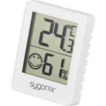 Sygonix SY-5267052 Digitale thermo-hygrometer wit