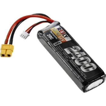 Reely LiPo accupack 7,4 V 2400 mAh 2S 20C softcase XT60 (RE-7853244)