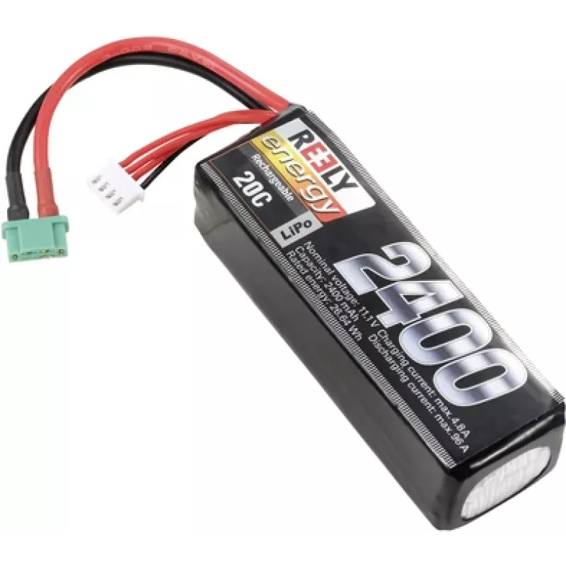 Reely LiPo-accu 11,1 V 2400 mAh 3S 20C softcase MPX RE-7853475