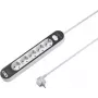SYGONIX SY-4755368 Stekkerdoos met schakelaar, 6 Schuko-stopcontacten, 1,5 m kabel, wit/grijs