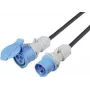 SYGONIX SY-5244052 verlengsnoer 16 A zwart 10 m weerbestendig