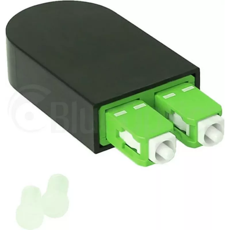 BLUELAN BlueOptics glasvezel-loopback-adapter OM5 50/125µm multimode SC/UPC duplex limoengroen keramische ferrule -40°C tot +85°C (BOLBSCOM5)