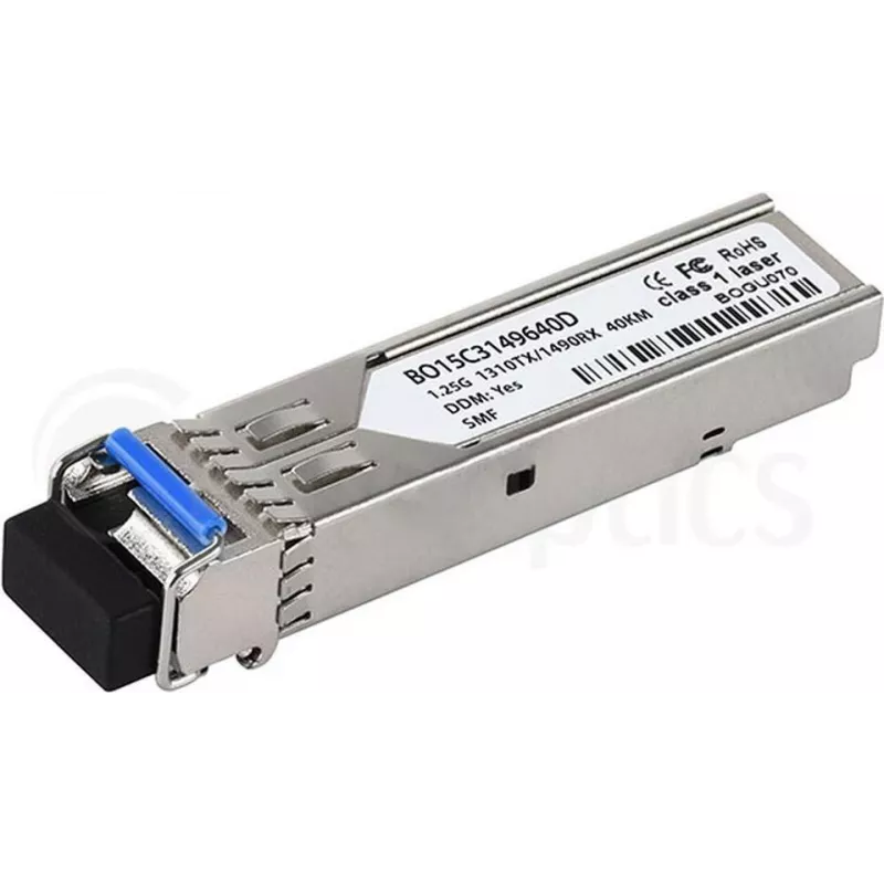 BLUELAN Compatibele Amphenol NJAAKK-0001 QSFP112 Direct Attach kabel, 400GBASE-CR4, Infiniband, 1 meter (NJAAKK-0001-BL)