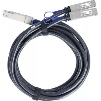 BlueLAN 980-9I99F-00H002-BL Compatibele NVIDIA 200G QSFP56 naar 2x100G QSFP56 passieve DAC breakout-kabel