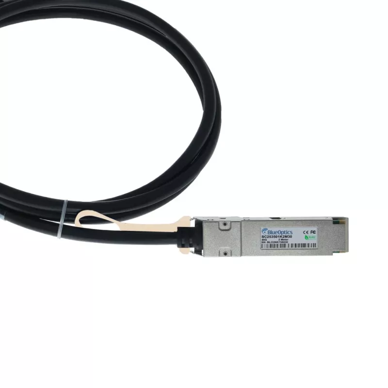 BLUELAN BlueOptics SC253501K2M30-BL InfiniBand-kabel 2 m QSFP naar 4x SFP+ zwart