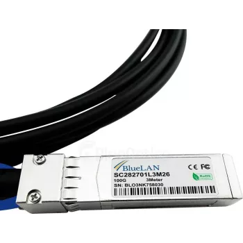 BlueOptics 02311MNX Compatibele BlueLAN QSFP28 DAC-kabel 1m 02311MNX-BL