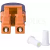 BLUELAN BlueOptics glasvezel-loopback-adapter OM2 LC/UPC duplex keramische ferrule -40°C tot +85°C (BOLBLCOM2)