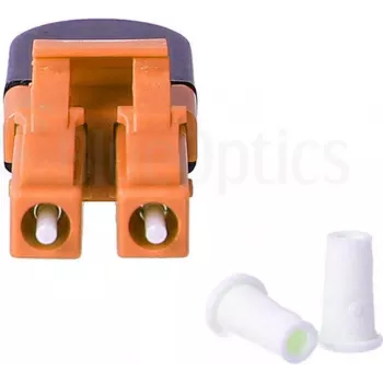 BLUELAN BlueOptics glasvezel-loopback-adapter OM2 LC/UPC duplex keramische ferrule -40°C tot +85°C (BOLBLCOM2)