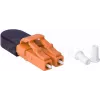 BLUELAN BlueOptics glasvezel-loopback-adapter OM2 LC/UPC duplex keramische ferrule -40°C tot +85°C (BOLBLCOM2)