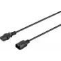 Sygonix SY-5042726 IEC C14 naar C13 stroomkabel 0,5 m zwart