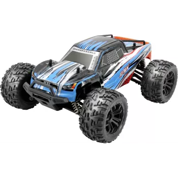 Reely RAW Blue Brushed 1:14 RC monstertruck 4WD RTR 2,4 GHz met accu en oplader RE-7171113
