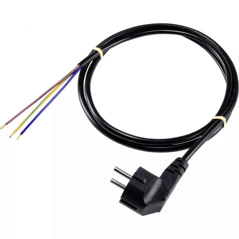 Sygonix SY-5043484 stroomaansluitkabel zwart 2,00 m