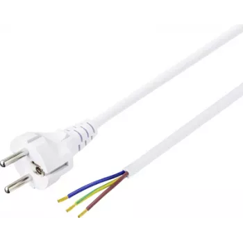 Sygonix SY-5043502 netkabel CEE 7/7 naar IEC C13 wit 1,5 m