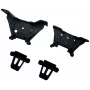 Reely RE-9043704 aluminium schokdemperbruggenset voor 1:10 RC-auto's (voor en achter, blauw)