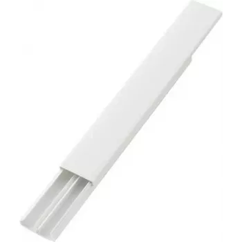 Sygonix SY-5045582 kabelgoot 2 m x 30 mm x 11,2 mm wit