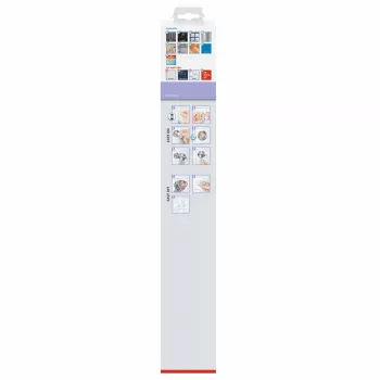 tesa MOON WHITE dubbele handdoekhouder, zelfklevend, 2 handdoekstangen, metaal, matzwart 40572-00000-00