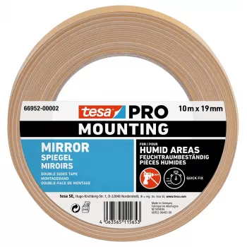 tesa Montage PRO spiegelmontageband wit 10 m x 19 mm 66952-00002-00