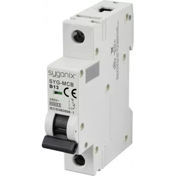Sygonix SY-6440878 SYG-MCB 1P/B13/6KA installatieautomaat 1-polig 13 A 240 V AC