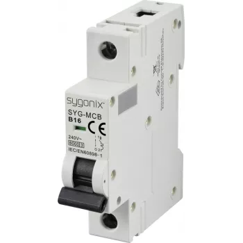 Sygonix SY-6440880 SYG-MCB 1P/B16/6KA installatieautomaat 1-polig 16 A 230/400 V AC