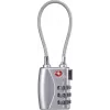 Sygonix SY-5044450 3-cijferig combinatiekabelslot 33 mm zilver