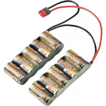 Reely NiMH RC-accupack 12V 4200mAh 10-cellen side-by-side T-plug RE-7856538
