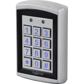 Sygonix SY-6428612 RFID-codetoetsenbord met verlichte toetsen, opbouwmontage, 12/24 V DC/AC, IP66