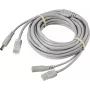 Sygonix SY-6441788 20m BNC + DC-stroom bewakingscamera verlengkabel, zwart