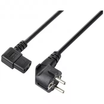 Sygonix SY-5243886 koude-apparatuur aansluitkabel 7,5 m zwart