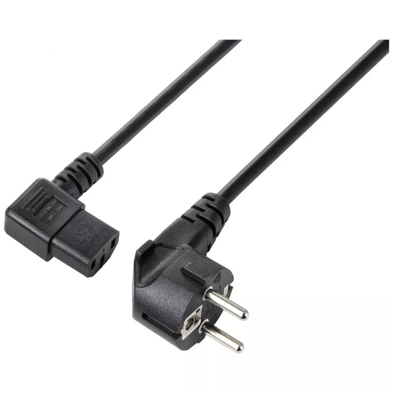 Sygonix SY-5243886 koude-apparatuur aansluitkabel 7,5 m zwart